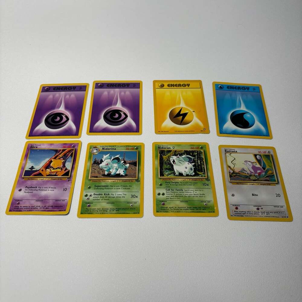 Vintage Pokemon Card Lot Base Set Jungle
